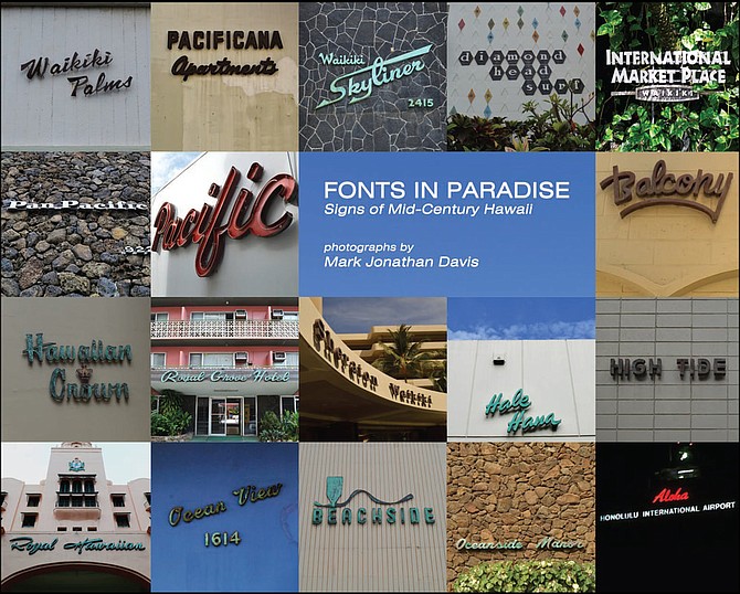 Fonts in Paradise: Signs of Mid-Century Hawaii by Mark Jonathan Davis (front cover)