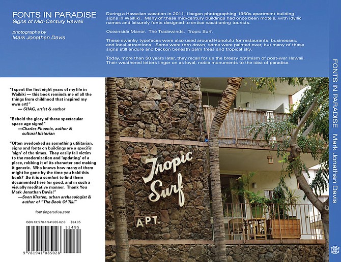 Fonts in Paradise back cover