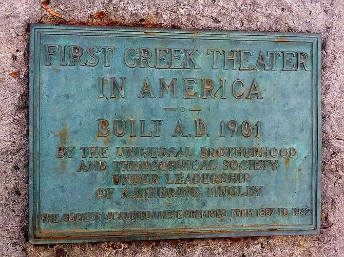 1901 Monument at the Greek Theatre.
