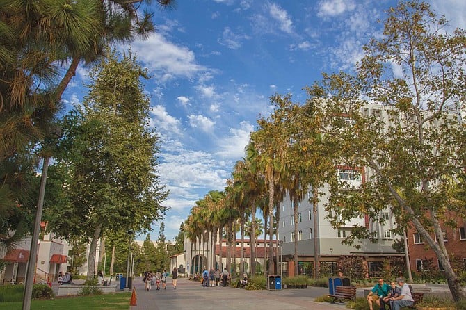 If we take local private colleges and the ten-campus University of California system out of the equation, San Diego State sparkles. Of late, the campus’s desirability rivals most state schools in America.