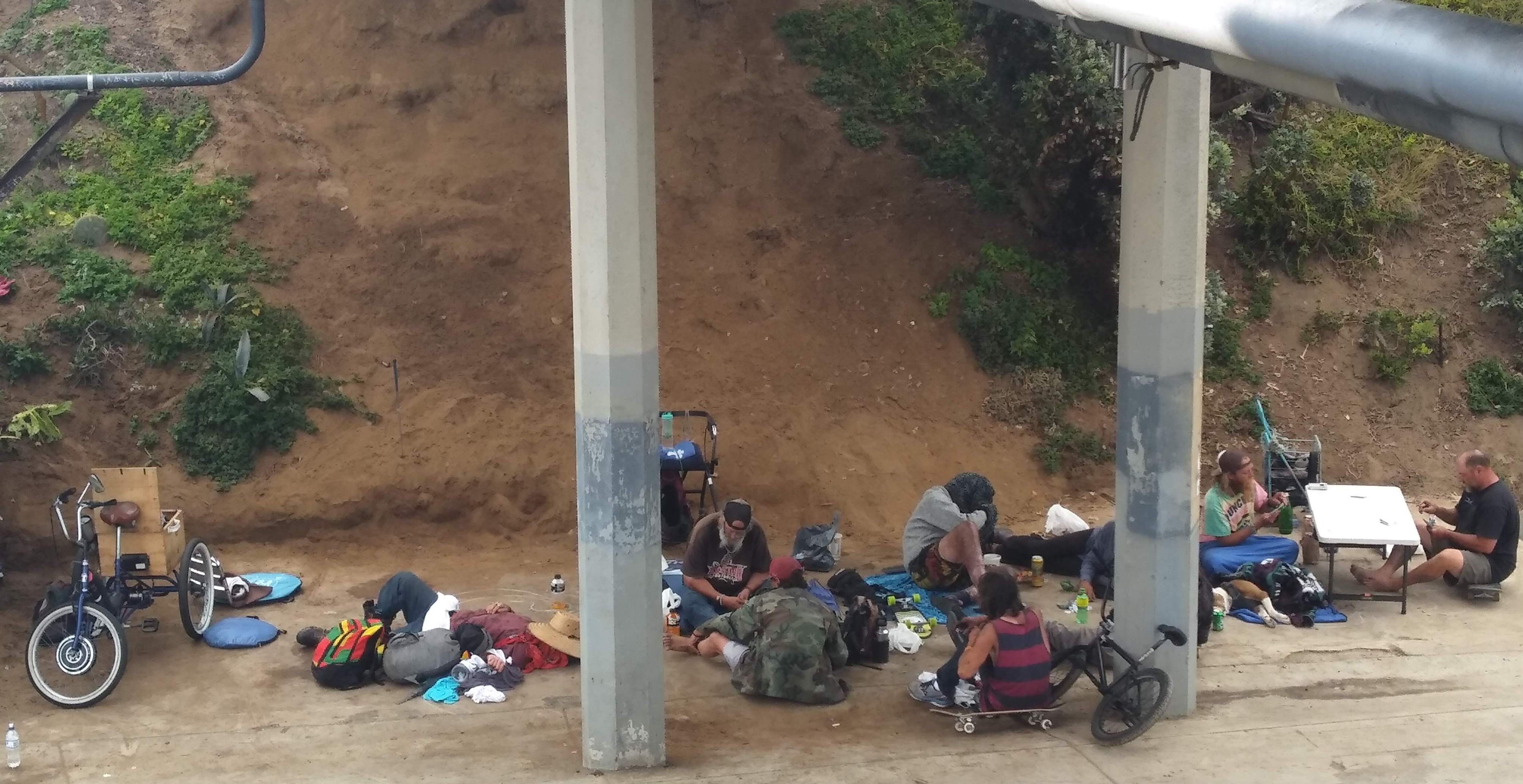 Homeless Weigh Heavy Even In Ocean Beach San Diego Reader