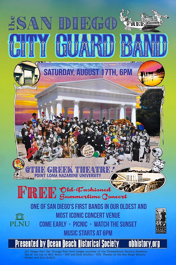 City Guard Band at the Greek Theatre poster.