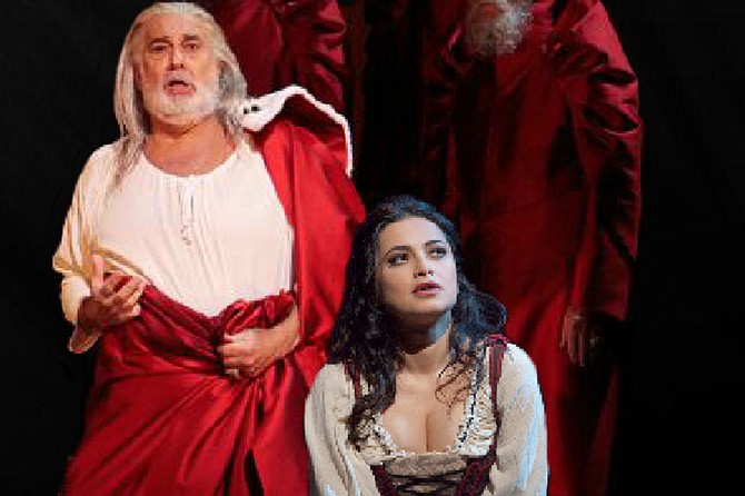 “Really, it’s both an honor and a pleasure to be able to write specifically for the voice of one of the all-time great tenors,” says composer Sowsear. “I’ve been listening to Placido Domingo since I was a child, and I can almost literally already hear him tearing into the outraged indignation of an aria such as ‘Inquietante e impreciso’ (‘Troubling and inaccurate’), or the self-pitying sorrow of ‘Era un’alta volta’ (‘It was another time’). And almost as importantly, I think the work will have real staying power: there’s a mythic force to it, a classic tragedy of a great man and great lover being undone in his old age, both physically and in his reputation. The chickens are coming home to roost. I’m not saying I’m glad that these women went through what they did; I’m just saying that their suffering has not been in vain.”