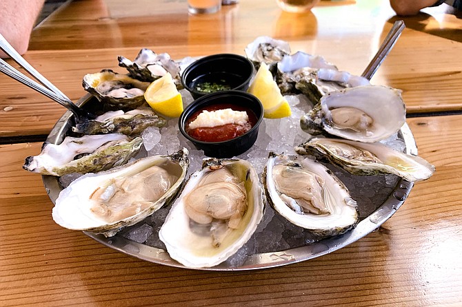 A dozen oysters, including Baja raised Kumiai