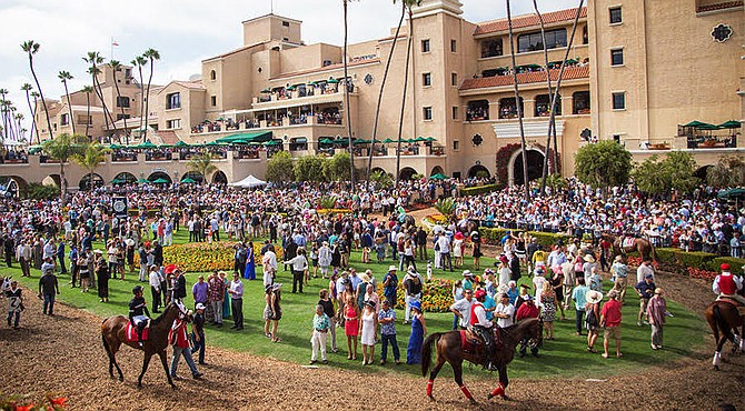 Atkins showed up at Del Mar this month “to see how the [Del Mar] track is maintained and prepared before and after each race."