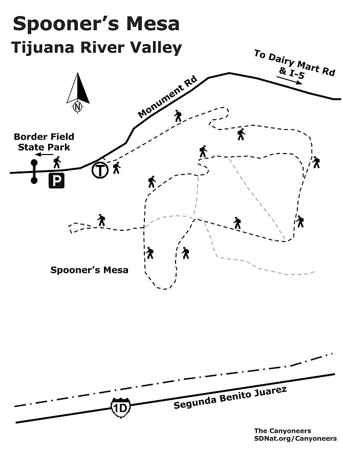 Spooner's Mesa map