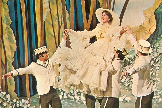 Darling Lili: It’s a jolly holiday for Julie Andrews.