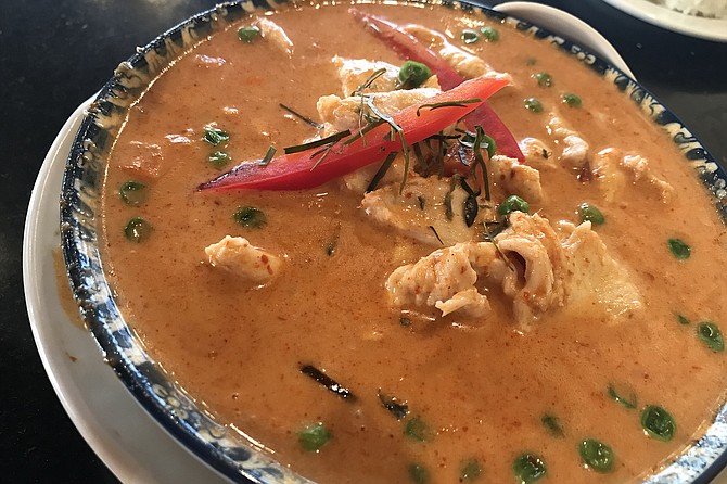 Sweet as it gets: Panang with chicken