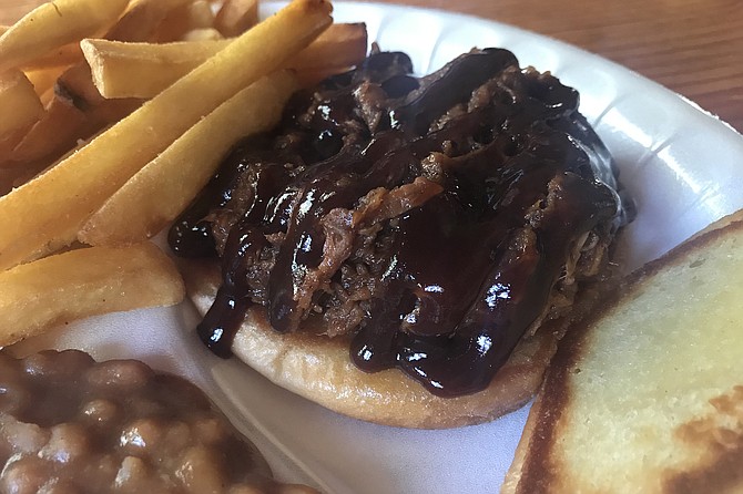 Brisket with that home made BBQ sauce