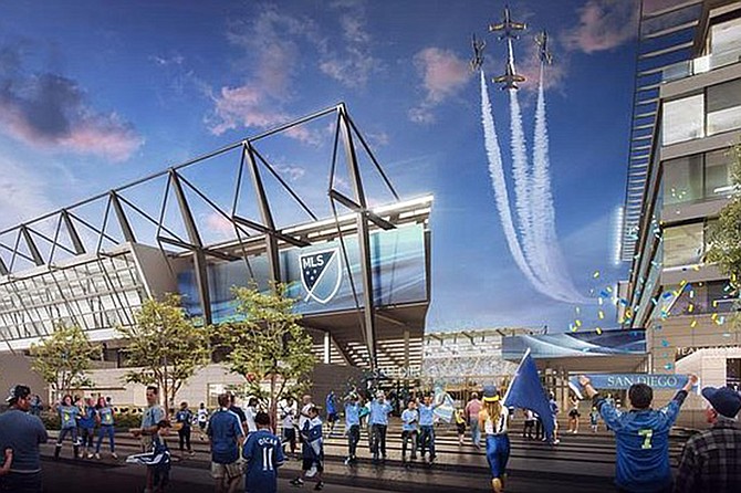 Faulconer publicly endorsed the proposal to turn city-owned Qualcomm Stadium over to SoccerCity