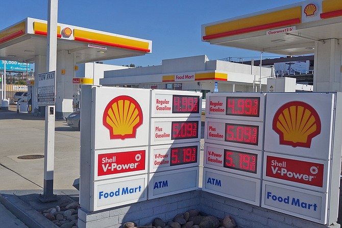 The Shell station at 2521 Pacific Highway near the airport is one of the highest