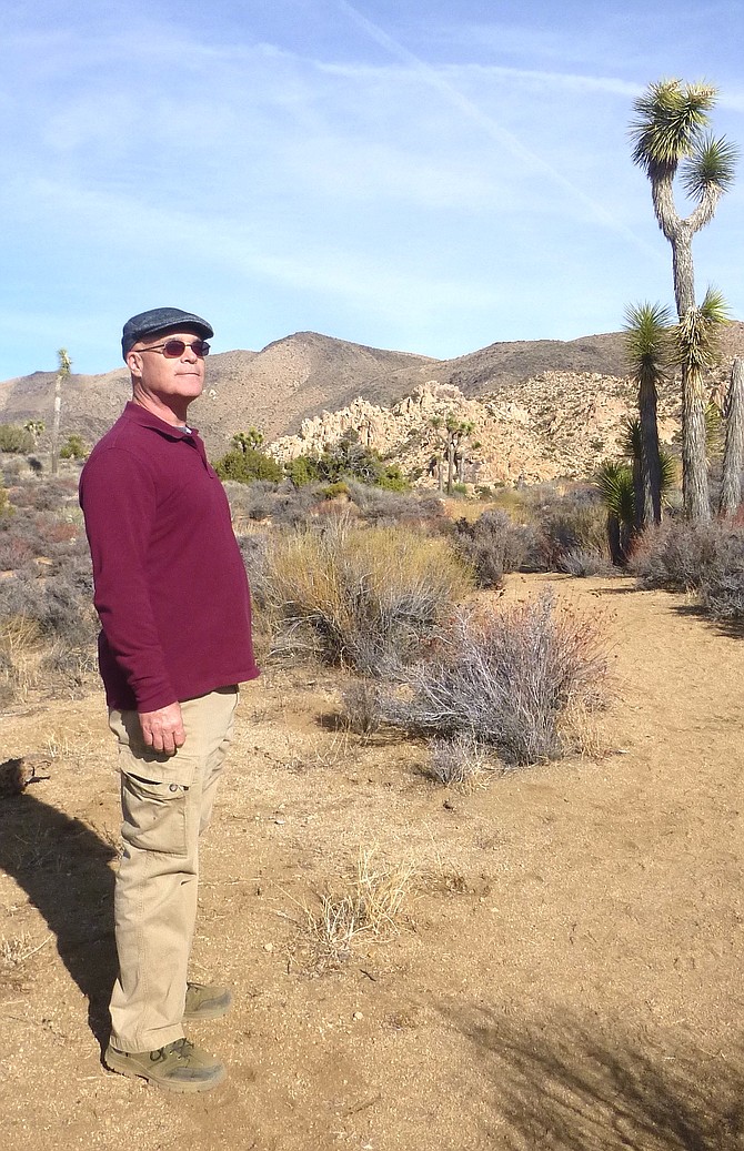 Bob Craig on a hike in Joshua Tree National Park