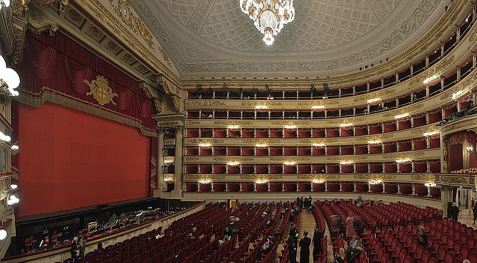 La Scala in Milan. Singers dominated opera until about 40 years ago.