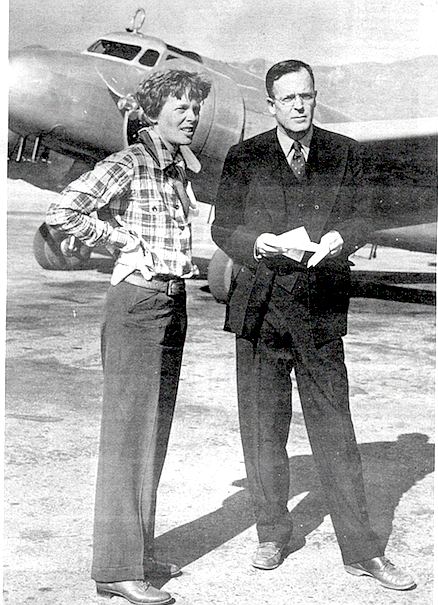 Amelia Earhart and G.P. Putnam, c. 1937
