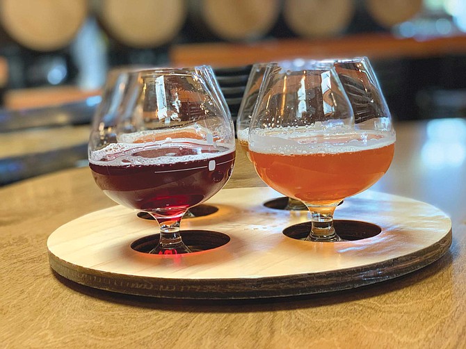 Wild Barrel opened two years ago with a variety of berliners, each blended with a different fruit, and though they all hailed from the same beer recipe, each brew took on unique characteristics according to its blend.