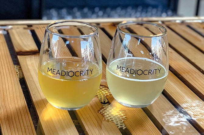 Wine-like meads produced from Meadiocrity's own hives in East County