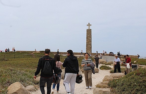 Portugal's Cabo de Roca, westernmost point of Continental Europe. The wines of Colares are just up the road.