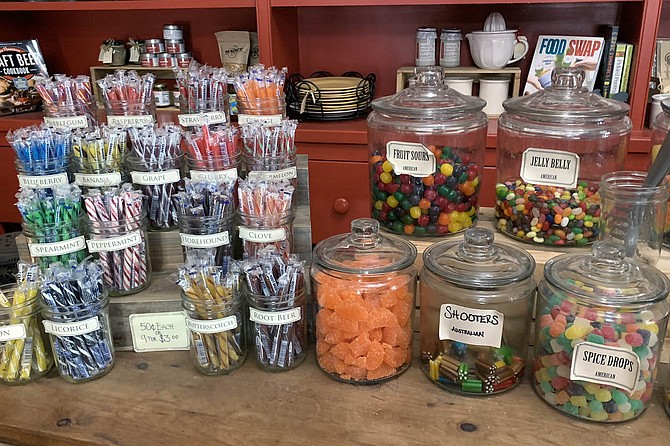 Bulk candy in jars in Old Town