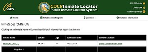 The prison website gives some details.
