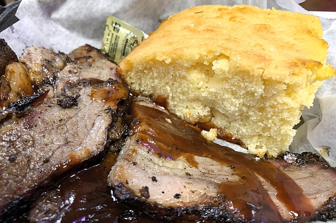 Brisket and corn bread worked out better than fried fish.