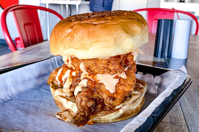 The Big Ol Sandwich at FireBirds Chicken