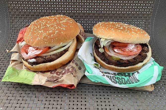 Burger Kings in San Diego now serve the Whopper with Impossible non-beef patties.