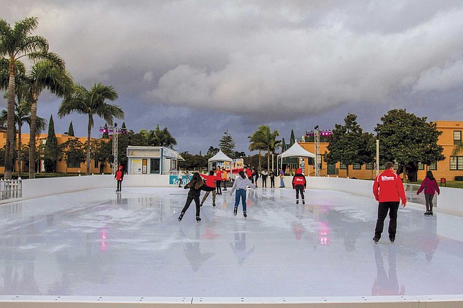 Salute the Season at Liberty Station features Rady Children’s Ice Rink on the Central Promenade through January 5, 2020.