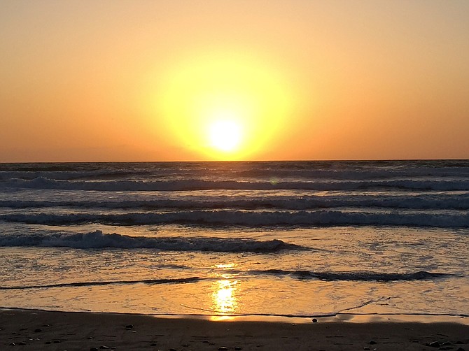 Sunset at Beacons Beach Encinitas