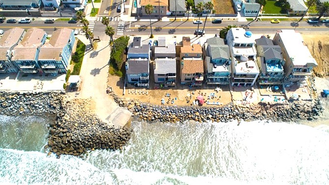 "These homeowners had carte blanche" (Drone photo taken July 20)