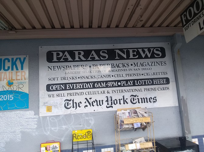 Paras News: A sign of the times.