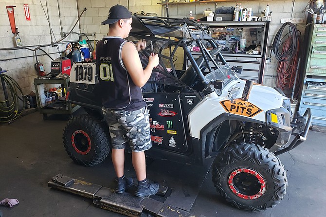 When not driving for Ibarra’s Racing out of Calexico, the Mojicas race their own Polaris RZR utility task vehicle.