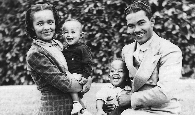 Peggy and York Mitchell, with sons York Jr. and Duke, c. 1940. My father had the meaty good looks that are no longer in fashion, the kind that helped make young Ernest Hemingway famous and Clark Gable a matinee idol.