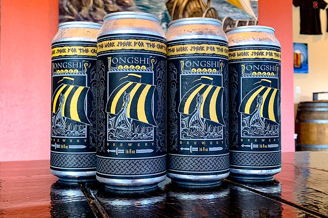 Longship Brewing is one of the few San Diego breweries to sell crowlers in 16-ounce sizes, so customers can take a pint or four home.