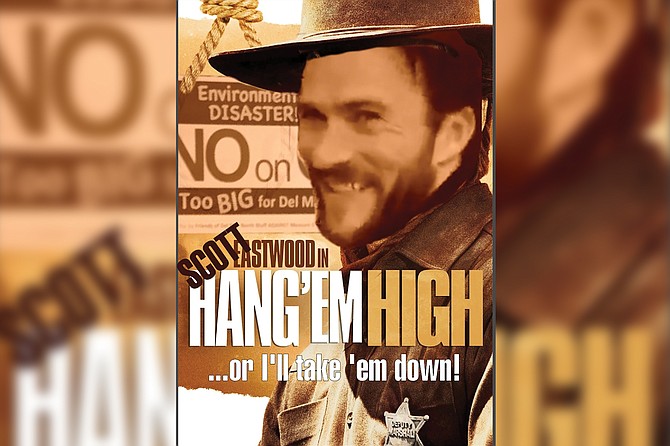 They tried to kill his beloved Marisol. They tried hanging their spiteful signs all over town. But Scott Eastwood is a man who will go to any measure for his beloved Measure G!