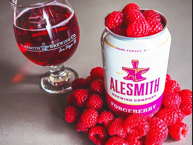 AleSmith’s new brand refresh debuts with the low calorie, gluten reduced, raspberry flavored Forgeberry Ale.