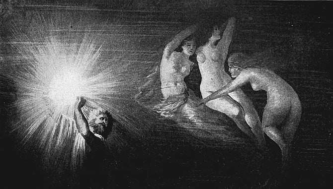 The Theft of the Rheingold by Hans Makart