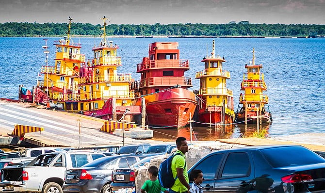 The docks at Porto da Caesa.