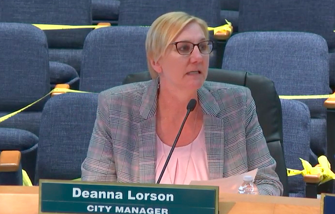 Deanna Lorson: “This press release was not issued by city staff.”