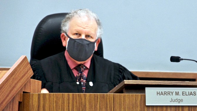 Judge Elias tried tele-conferencing seven hearings.