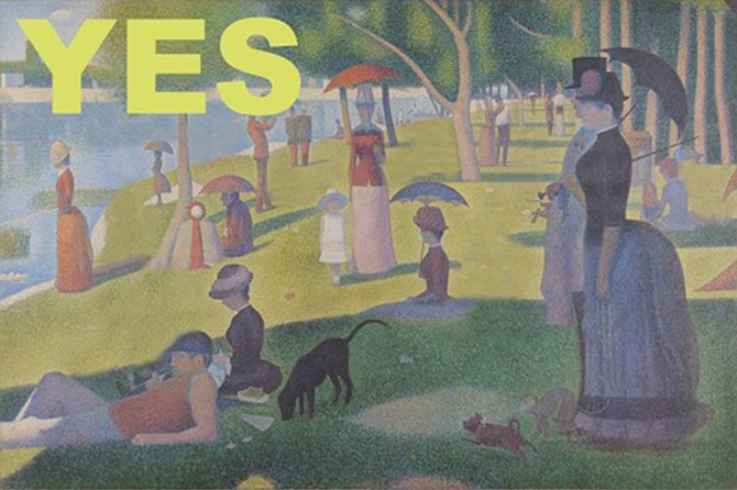 A Sunday Afternoon on the Island of La Grande Jatte, before and after coronavirus.