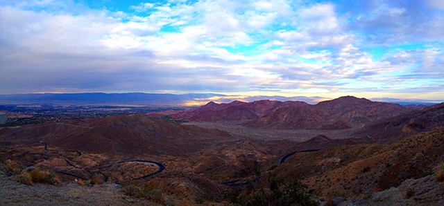 Panoramic View of Palm Springs