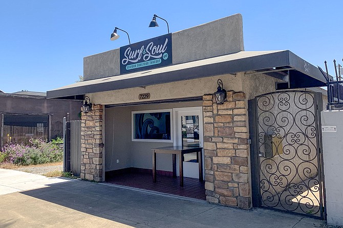 Surf & Soul Spot's new location on El Cajon Boulevard at the border of La Mesa