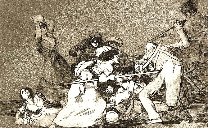 Disasters of War by Federico Goya, El Prado