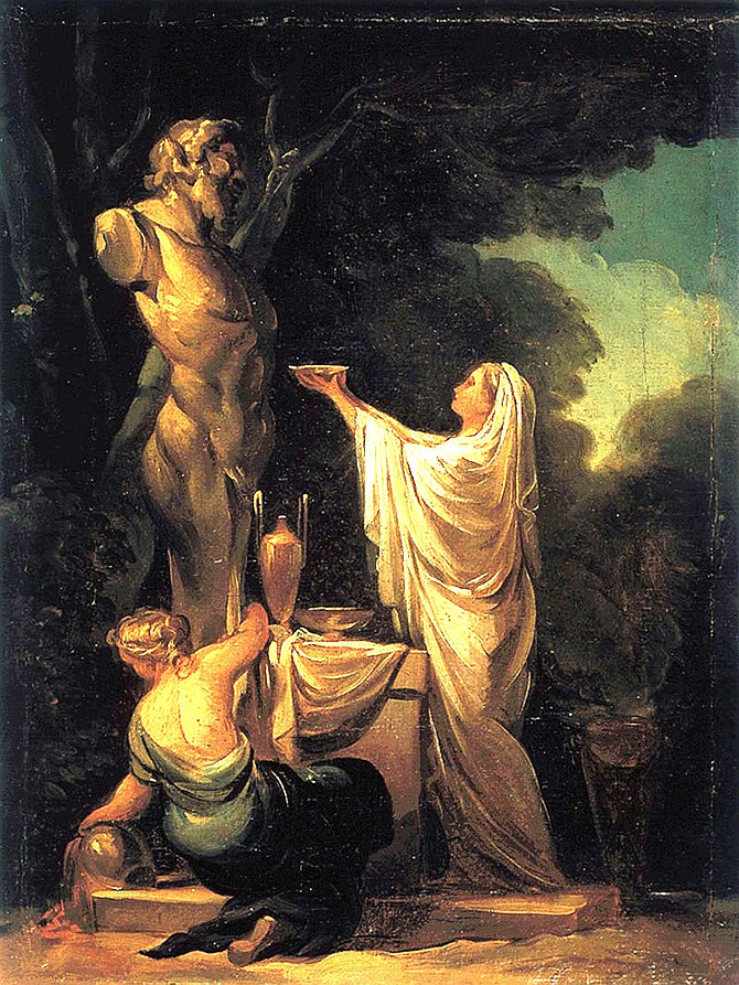 Sacrifice to Pan by Federico Goya