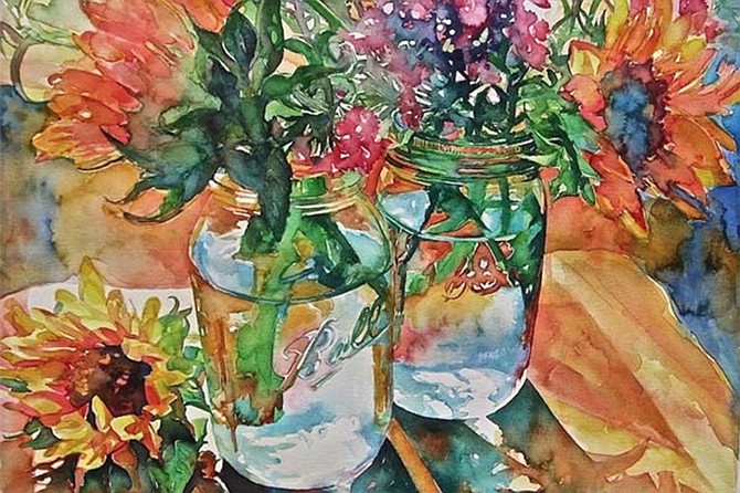 The San Diego Watercolor Society members present watermedia art available for online viewing and sale.