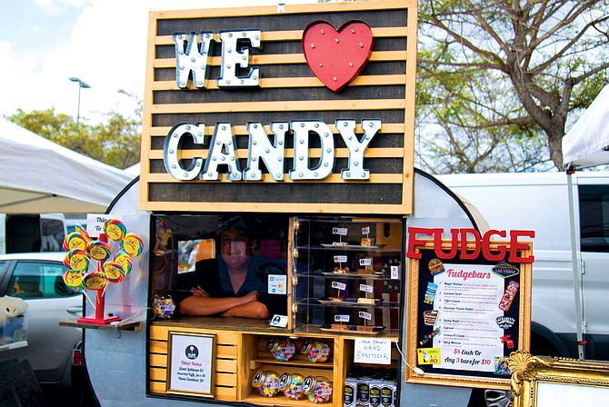 “This is a great farmer’s market, it’s affordable for me to sell my candy and the people are so nice,” said Albert Asmussen, the owner of Albie Candy Co.