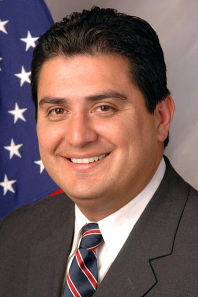 State Senator Ben Hueso flashes the sated smile of a man who has fed well courtesy of AT&T.