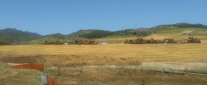 Did Palomar College’s Fallbrook campus signal the arrival of developer’s heavy equipment?