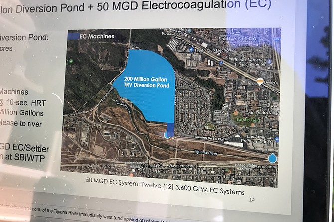 A big ask: Hendrickson’s plans would need a diversion pond in San Ysidro