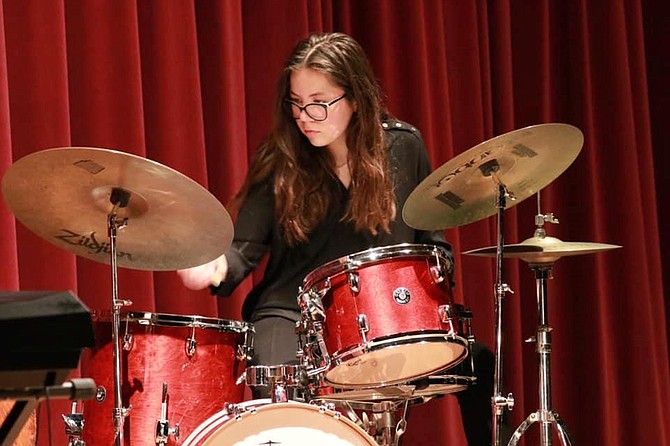 “I really want to go to school in New York,” says local jazz drummer Carmen Murray.